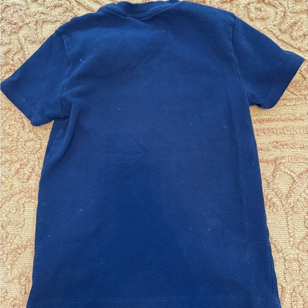 Next Kids Navy Blue Tee with Yellow Next logo. Size 10 - Picture 3 of 4